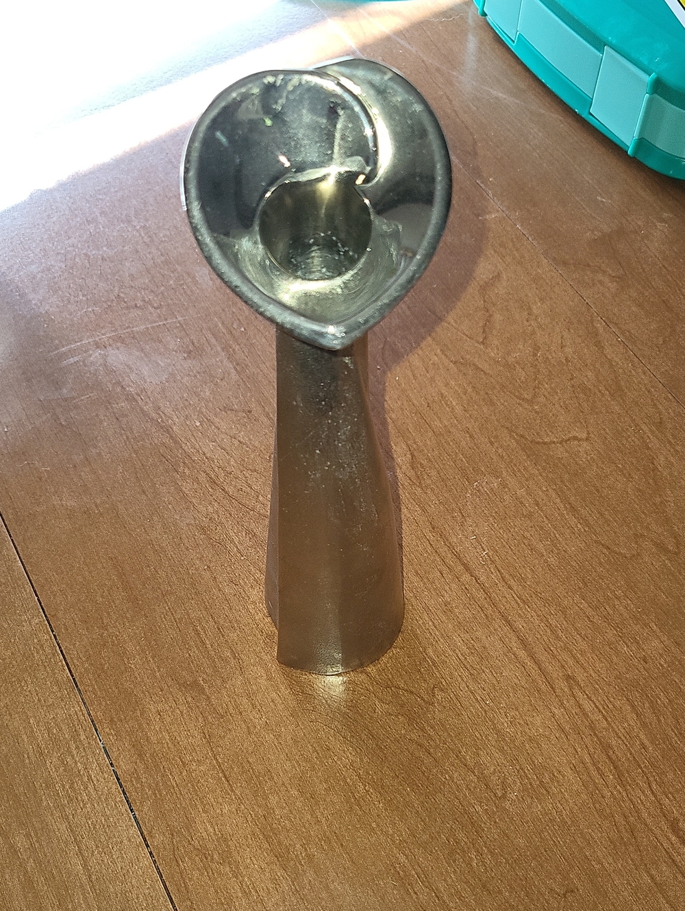 FTD Metal Single Bud Vase Vintage
